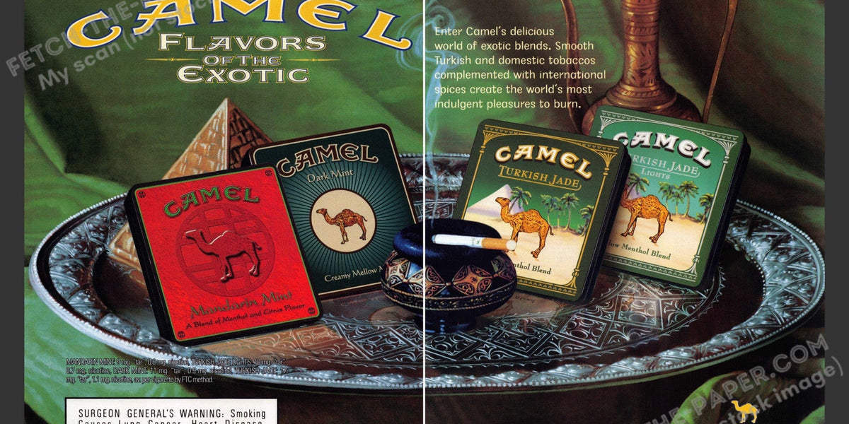 flavored camel cigarettes Signature Blends Design 2000s Print Advertisement Ad 2007 1920 Ad Turkish Domestic Blend