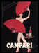 Campari Liqueur 2000s Print Advertisement Ad 2006 #35 Ventagli Rossi Red Fans Fetch the Paper!