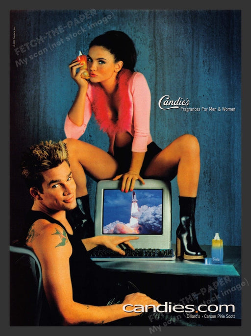 2000 Candies Fragrance McGrath Computer Rocket Sexual Print Advertisement Ad