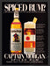 1983 Captain Morgan Spiced Rum 5 Drink Recipes Print Advertisement Ad