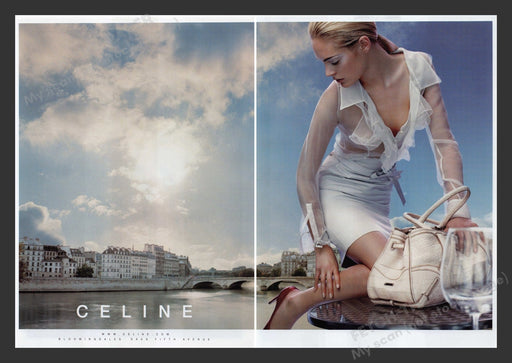 Celine 2000s Print Advertisement (2 pages) Legs Fashion Shoes Handbag Clothing Fetch the Paper!