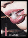 Chanel Cosmetics 2000s Print Advertisement Ad 2007 Biting Pearl Necklace Fetch the Paper!