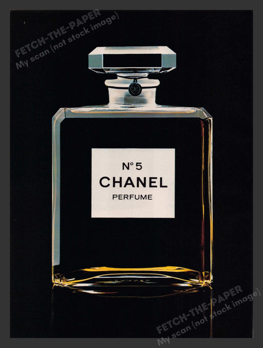 Chanel No. 5 Fragrance Perfume Promo 1980s Print Advertisement 1980 Fetch the Paper!