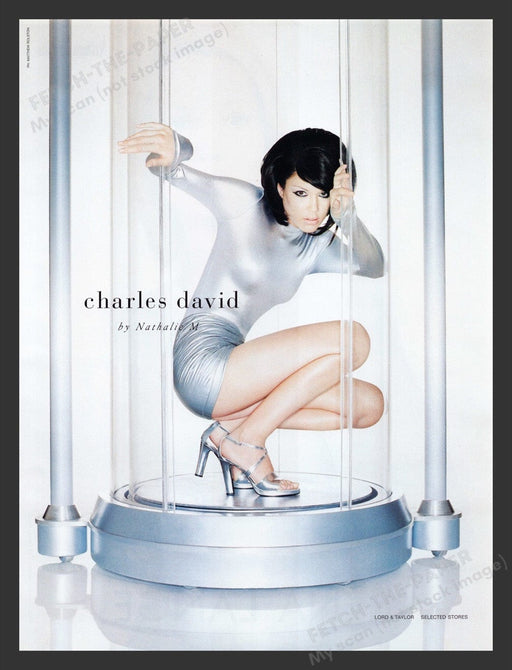 1996 Charles David by Nathalie M Shoes Print Advertisement Ad