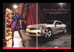 Chevrolet Camaro 2000s Print Advertisement Ad (2 pages) 2008 Fergie Music Legs Fetch the Paper!