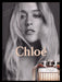 Chloe 2000s Print Advertisement Ad 2008 Fragrance Sexy Model Fetch the Paper!