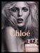 Chloe 2000s Print Advertisement Ad 2008 Perfume Sexy Model Fetch the Paper!