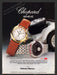 1989 Chopard Geneve Watch The Mille Miglia Chronograph Print Advertisement Ad