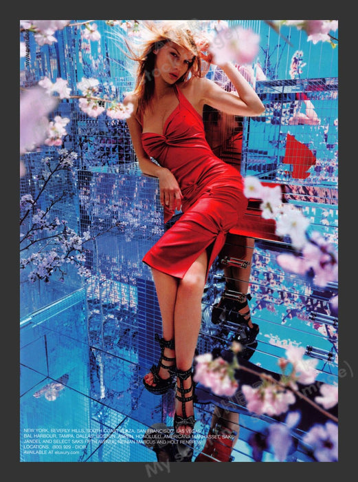 2003 Christian Dior Model Collection of Print Advertisement Ad