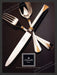 1990 Christofle Paris "Atlantide Gold" Flatware Print Advertisement Ad