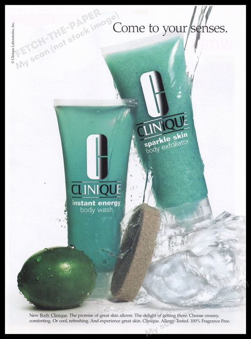 Clinique 2000s Print Advertisement Ad 2000 Fetch the Paper!