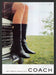 Coach Boots Girl Sitting on Truck Hood Legs 2000s Print Advertisement 2001 Fetch the Paper!