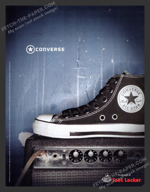 2006 Converse All Star Chuck Taylor Shoes AMP Print Advertisement Ad.