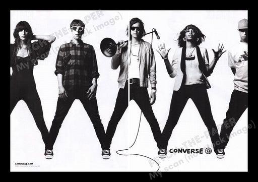 Converse Shoes 2000s Print Advertisement Ad (2 pages) 2008 Musician Campaign Fetch the Paper!