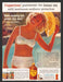 1964 Coppertone Suntan Lotion Carroll Baker Swimsuit Print Advertisement Ad