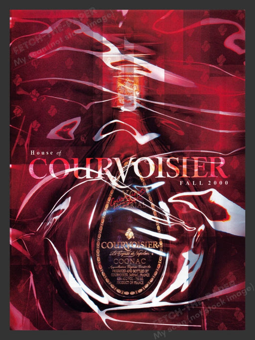 2000 Courvoisier Cognac Bottle Print Advertisement Ad