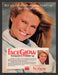 1985 Cover Girl Face Glow Cosmetics Christie Brinkley Print Advertisement Ad