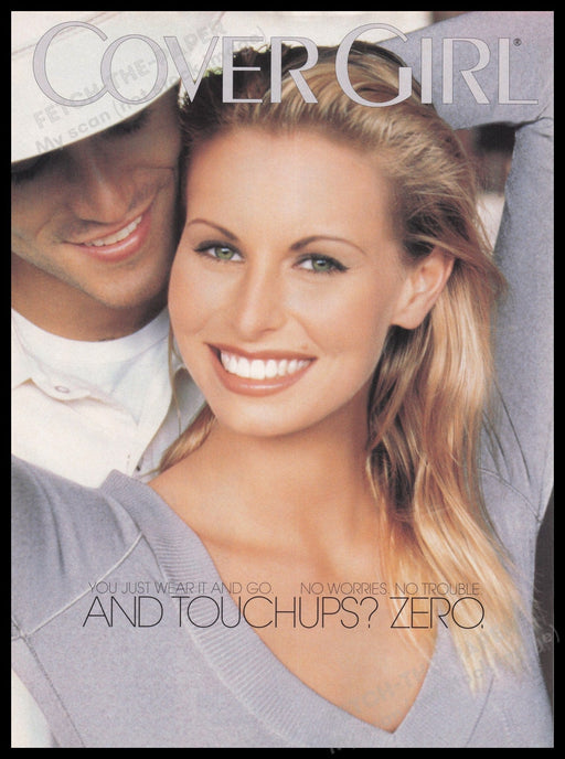 Cover Girl Niki Taylor 1990s Print Advertisement Ad 1999 Fetch the Paper!