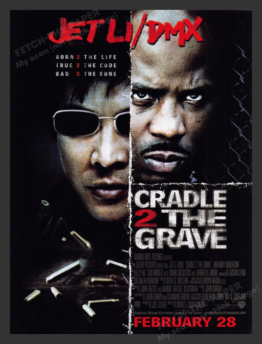 2003 Cradle 2 the Grave Faces Movie Release Print Advertisement Ad