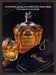 1983 Crown Royal Whisky Bottle Glass & Bag Print Advertisement Ad
