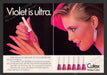 1983 Cutex Perfect Color Violet is Ultra Print Advertisement (2 Pages)