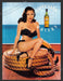 2001 Cutty Sark Whisky Sexy Girl on Ship Rope Advertisement Ad.