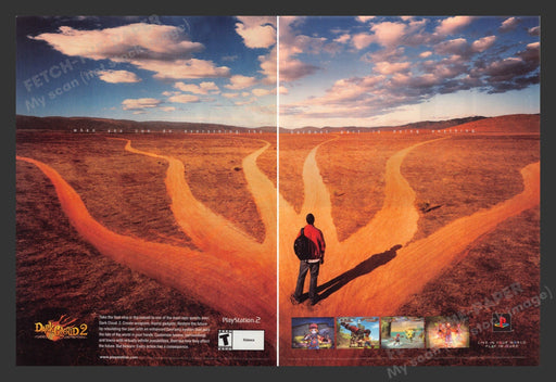 2003 Dark Cloud 2 Multiple Paths Video Game Print Advertisement (2 Pages)