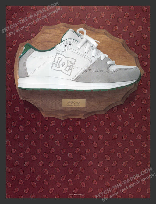 2004 DC Shoes "Alias" Mounted Print Advertisement Ad.