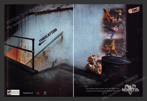 2003 Def Jam: Vendetta Video Game Print Advertisement (2 Pages)