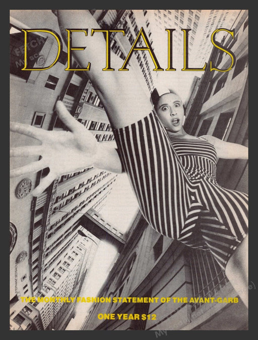 1988 Details Men's Magazine Promo Cool Photography Print Advertisement Ad