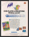 1991 Print Advertisement Dinoland Video Game Ad.