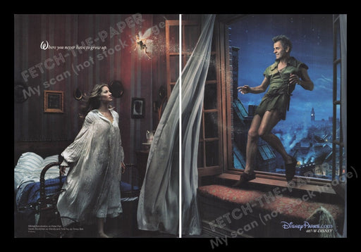 Disney Parks Giselle Bundchen Mikhail Baryshnikov 2000s Mag Photo (2 pgs) 2008 Fetch the Paper!