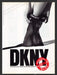 1990 DKNY Donna Karan Hosiery Tights Sheers Print Advertisement Ad