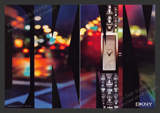 2007 DKNY Donna Karan New York Watches Print Advertisement (2 Pages)