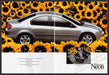 Dodge Neon Car 1990s Print Advertisement (2 pages) 1999 Sunflower Field Fetch the Paper!