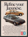 Dodge & Plymouth Colt Sedan Japanese 1980s Print Advertisement 1985 Fetch the Paper!