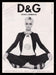 Dolce & Gabbana Clothing 1990s Print Advertisement Ad 1996 Pixie Hair Model Fetch the Paper!