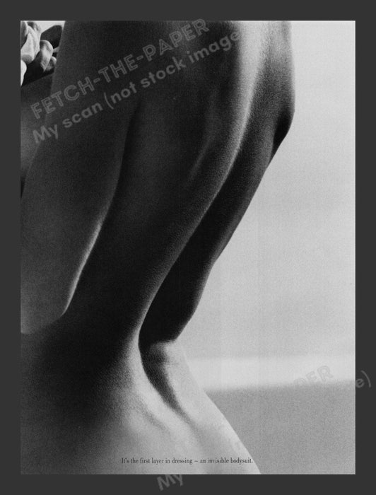 Donna Karan 1990s Print Advertisement Ad 1992 NY Parfum Perfume Photo Spread Fetch the Paper!