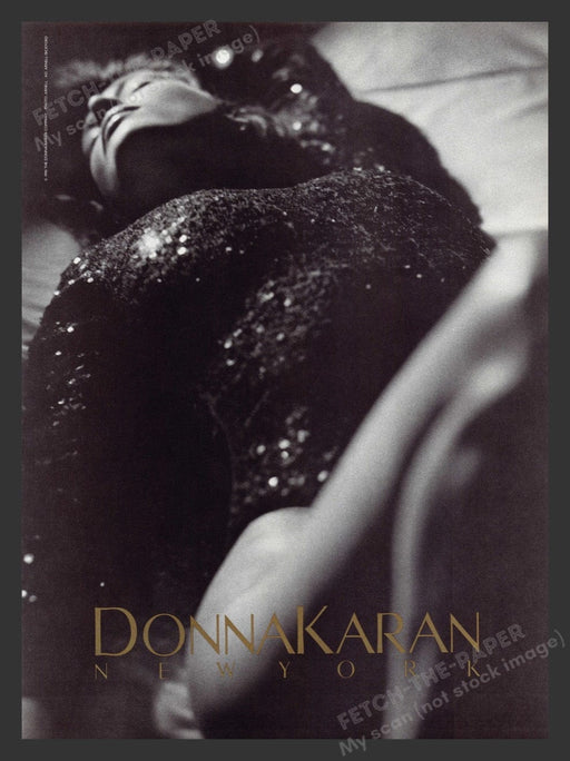 1990 Donna Karan New York Clothing & Hosiery Print Advertisement Ad
