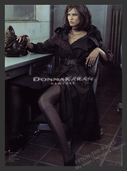 Donna Karan New York Hosiery Legs 2000s Print Advertisement 2005 Fetch the Paper!