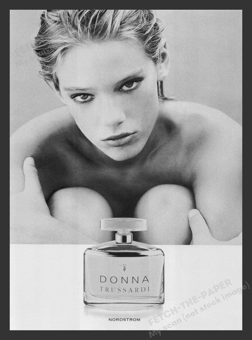 Donna Trussardi Perfume Beautiful Girl 1990s Print Advertisement Ad 1996 Fetch the Paper!