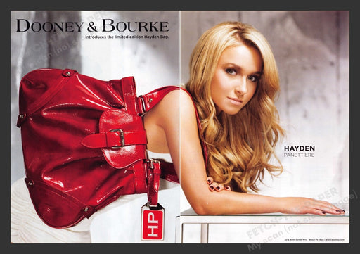 2007 Dooney & Bourke with Hayden Panettiere Print Advertisement (2 Pages)