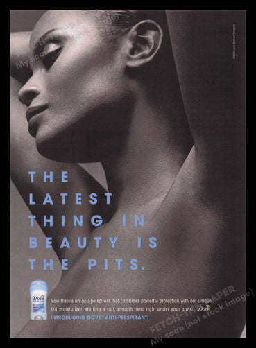 Vintage 2000s Dove Print Ad - Smooth Skin & Armpits — Fetch-the-Paper
