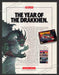1991 Print Advertisement Drakkhen Super Nintendo Video Game Ad.