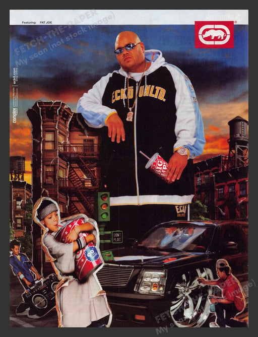 2004 Ecko Unltd. Fat Joe Print Advertisement Ad