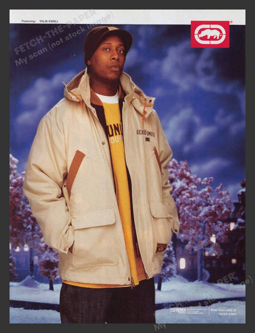 2004 Ecko Unltd. Talib Kweli Print Advertisement Ad