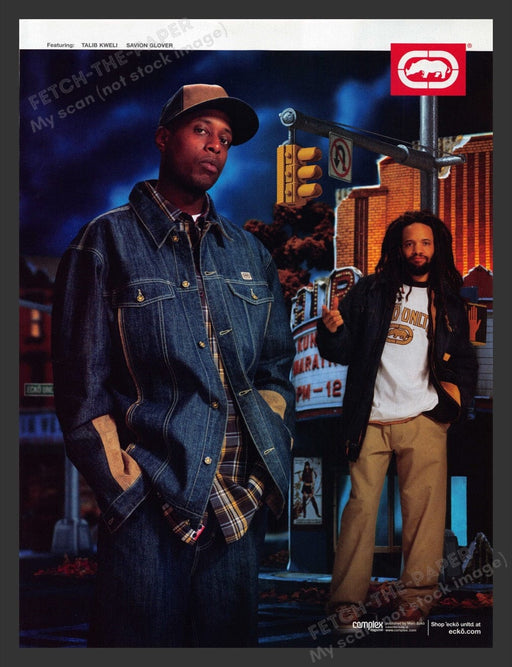 2004 Ecko Unltd. Talib Kweli & Savion Glover Print Advertisement Ad