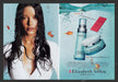 Elizabeth Arden 2000s Print Ad (2 pages) 2005 Catherine Zeta-Jones Cosmetics Fetch the Paper!