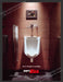 2005 Print Advertisement ESPN Zone T.V. Above Urinal Show Ad.