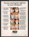 1985 Exquisite Form "Ful-ly" Full Figure Bra & Panties Print Advertisement Ad